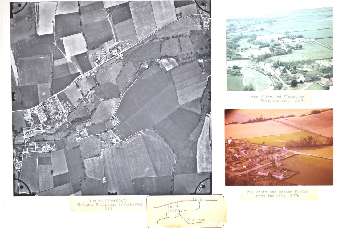 1/04 - Aerial photograph of West Bishopstone 1973.